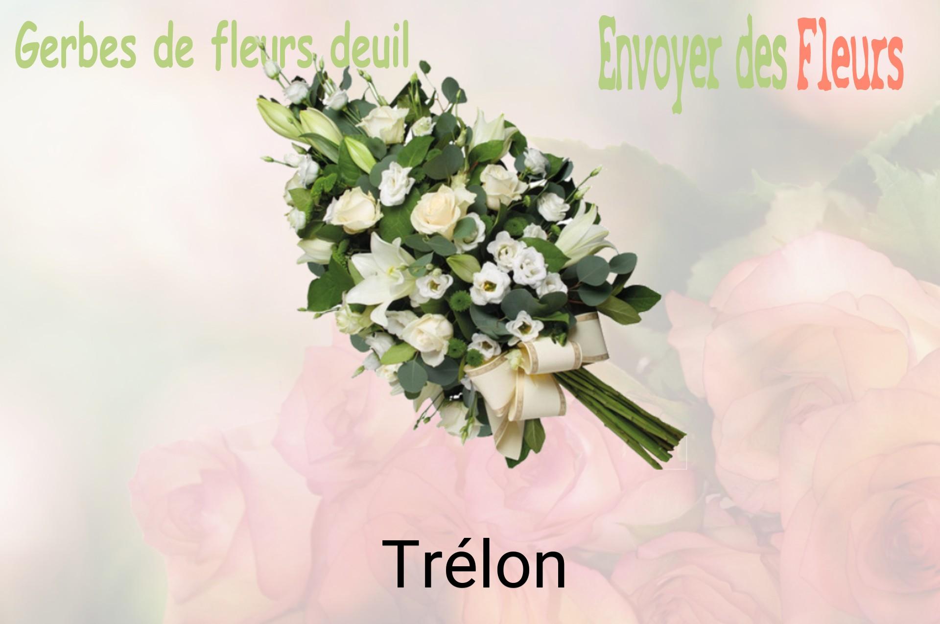 Gerbe de fleurs de deuil livrée à Trélon